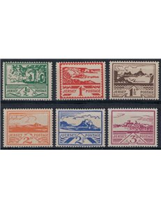 JERSEY 1943 OCC. TEDESCA Vedute 6v MNH**