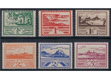 JERSEY 1943 GERMAN OCC. GERMAN Views 6v MNH**