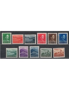 ALBANIA 1930 Official commemorative booklet of the Albanian postal service 11v MNH**