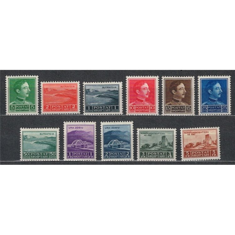 ALBANIA 1930 Official commemorative booklet of the Albanian postal service 11v MNH**