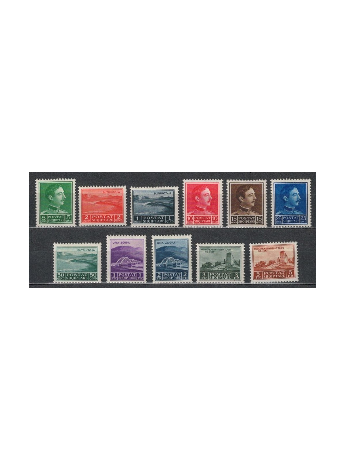 ALBANIA 1930 Libretto ufficiale omaggio delle poste albanesi 11v MNH**