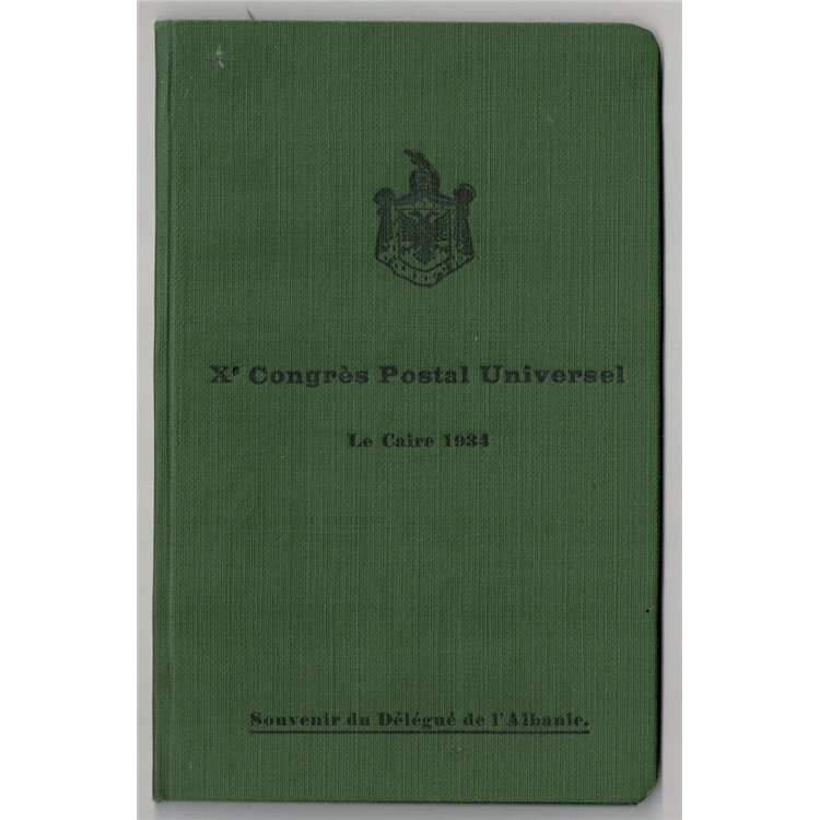 ALBANIA 1930 Libretto ufficiale omaggio delle poste albanesi 11v MNH**