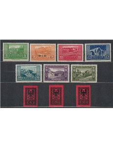 ALBANIA 1922 Libretto ufficiale omaggio delle poste albanesi 10v MNH**