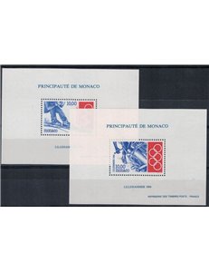 MONACO 1994 Giochi Olimpici Lillehammer 2 BF MNH**