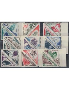 MONACO 1953 Mezzi di trasporto - Segnatasse 18v MNH**
