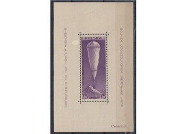 POLAND 1938 Stratospheric flight s/s MNH**
