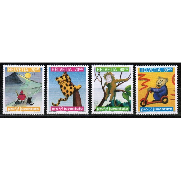 SVIZZERA 2001 Pro Juventute 4v MNH**