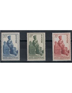 GERMANY SARRE 1950 Holy Year 3v MNH**