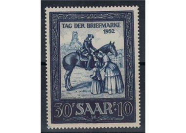 GERMANY SARRE 1952 Stamp Day MNH**