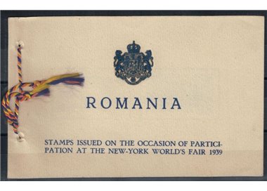 ROMANIA 1939 Libretto ufficiale Expo di New York