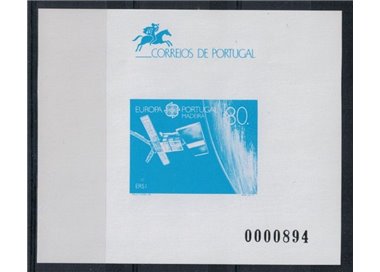 MADERA 1991 Europa 1 Foglietto speciale numerato MNH**