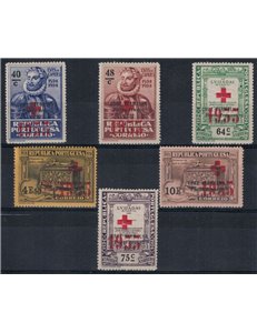 PORTUGAL 1932 Red Cross, F.lli di franchigia 6v MNH**