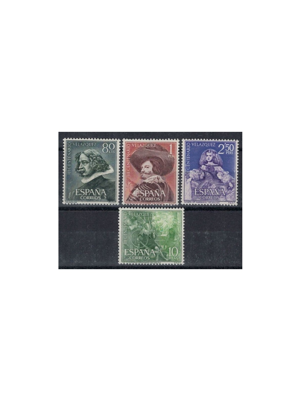 SPAIN 1961 Velasquez Centenary 4v MNH**