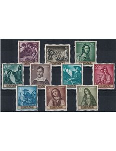 SPAIN 1962 Stamp Day 10v MNH**