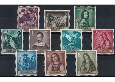 SPAIN 1962 Stamp Day 10v MNH**