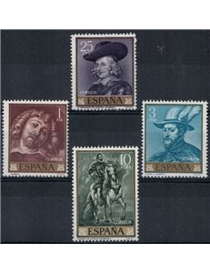 SPAGNA 1962 Dipinti di P. P. Rubens 4v MNH**