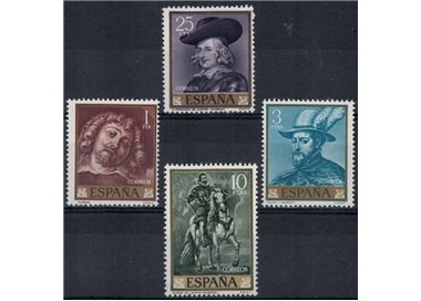 SPAIN 1962 Paintings by P. P. Rubens 4v MNH**