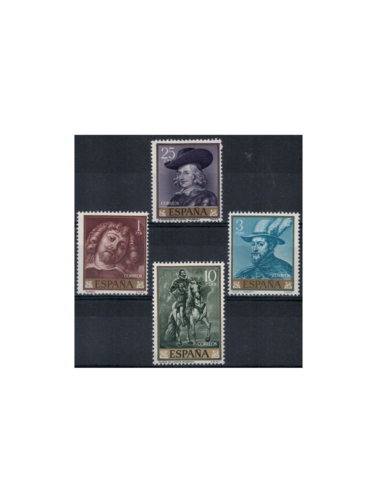 SPAIN 1962 Paintings by P. P. Rubens 4v MNH**