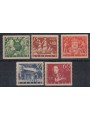 SVEZIA 1938 Colonia Nuova Svezia 5v MNH**