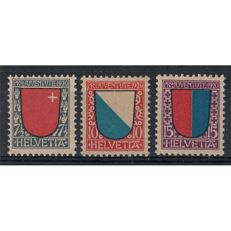 SVIZZERA 1920 Pro juventute 3v MNH**
