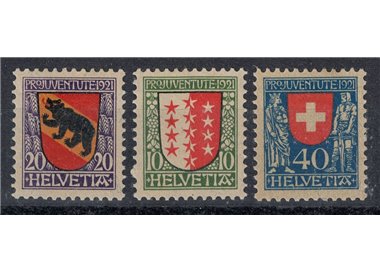 SVIZZERA 1921 Pro juventute 3v MNH**
