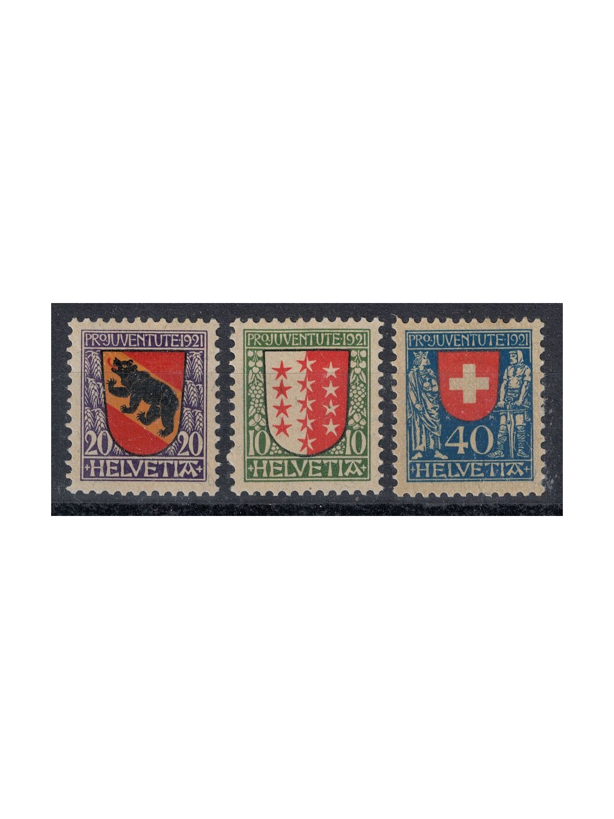 SVIZZERA 1921 Pro juventute 3v MNH**