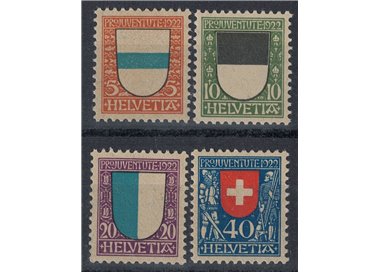 SVIZZERA 1922 Pro juventute 4v MNH**