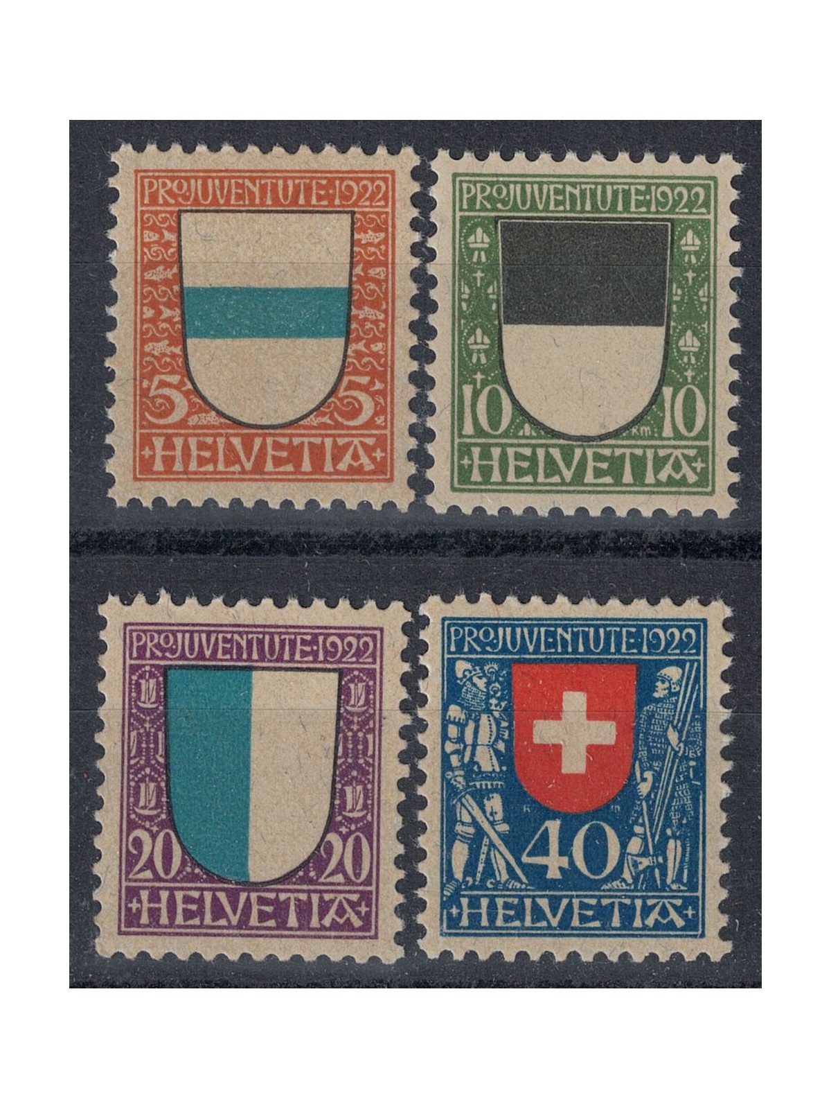 SVIZZERA 1922 Pro juventute 4v MNH**