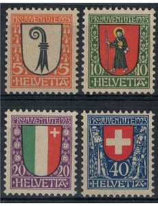 SWITZERLAND 1923 Pro Juventute 4v MNH**