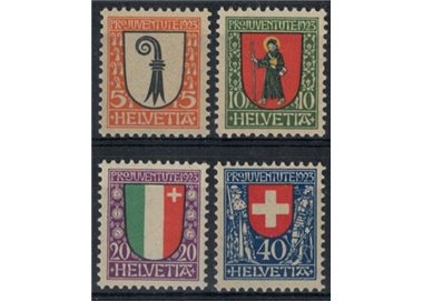 SWITZERLAND 1923 Pro Juventute 4v MNH**