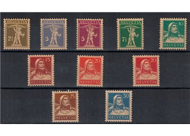 SVIZZERA 1924-28 Soggetti vari 10v MNH**