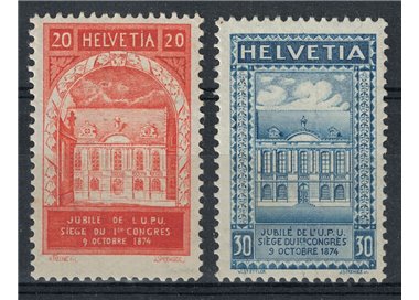 SWITZERLAND 1924 Universal Postal Union 2v MNH**