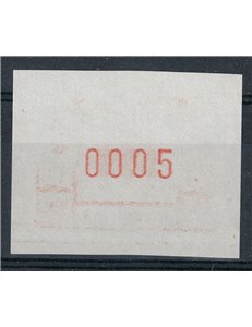 SWITZERLAND 1993 Automatic, Variety 5c with fading print MNH**