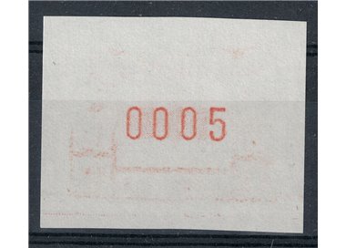 SVIZZERA 1993 Automatici, Varietà 5c con stampa evanescente MNH**
