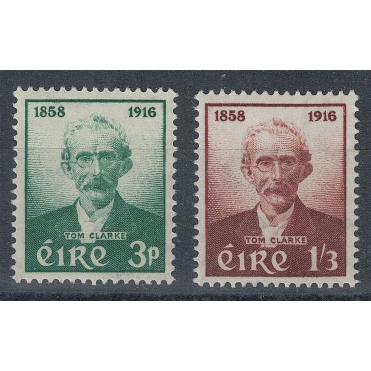 IRELAND 1958 Thomas J. Clarke 2v MNH**
