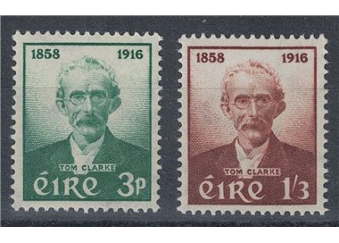 IRELAND 1958 Thomas J. Clarke 2v MNH**