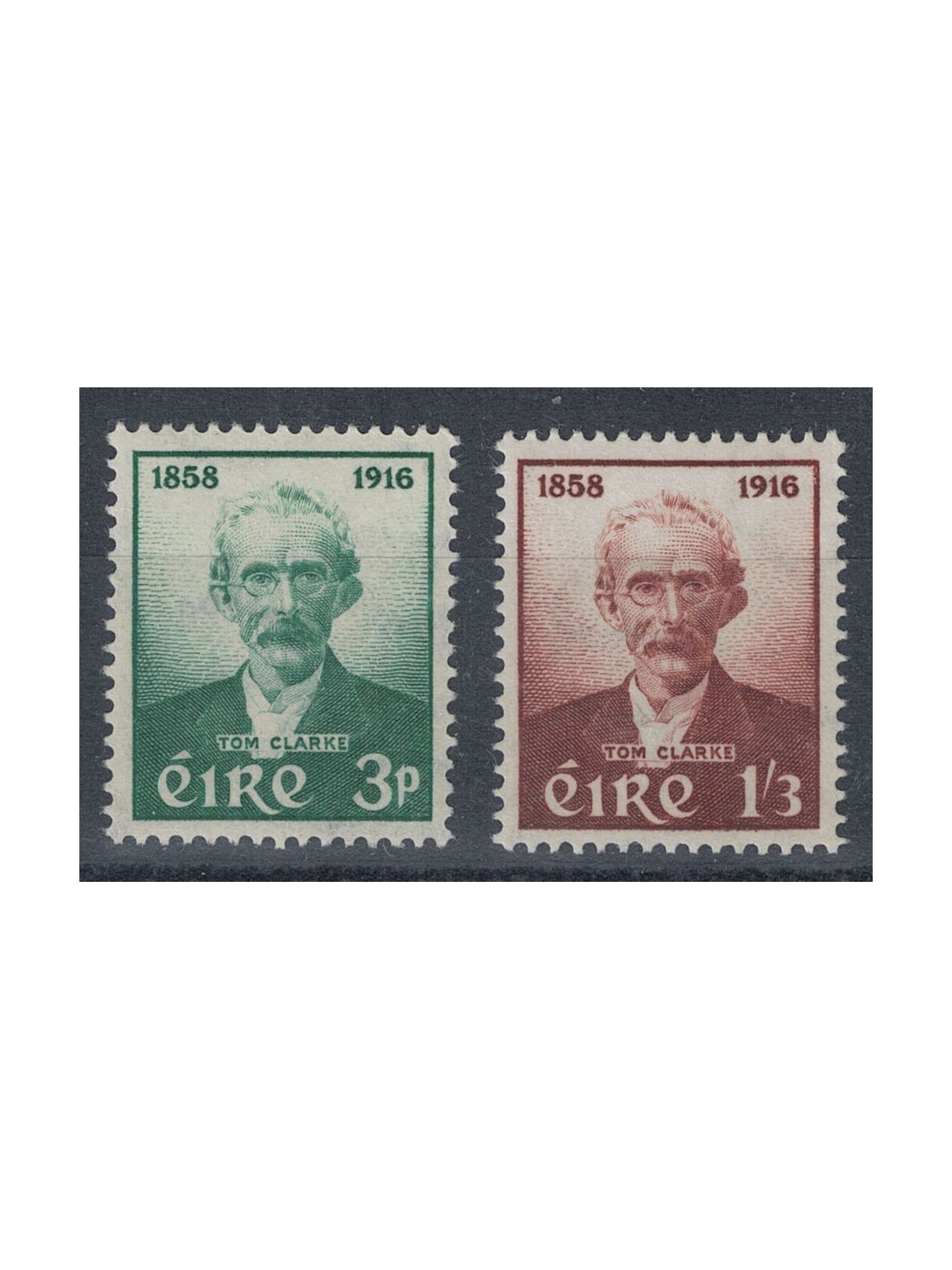 IRELAND 1958 Thomas J. Clarke 2v MNH**