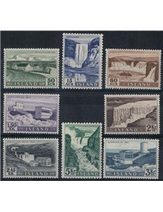 ICELAND 1956 Hydroelectric plants 8v MNH**