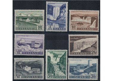 ICELAND 1956 Hydroelectric plants 8v MNH**