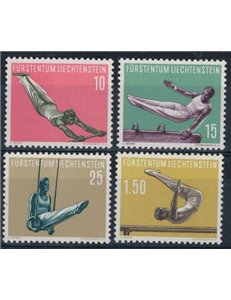 LIECHTENSTEIN 1957 Soggetti sportivi 4v MNH**
