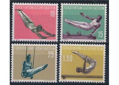LIECHTENSTEIN 1957 Sports subjects 4v MNH**