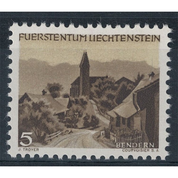 LIECHTENSTEIN 1949 Veduta MNH**
