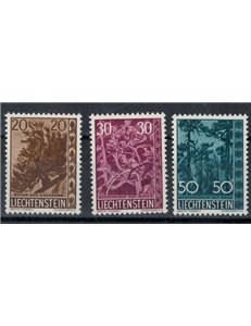 LIECHTENSTEIN 1960 Alberi e arbusti 3v MNH**