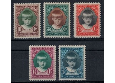 LUXEMBOURG 1929 Caritas, for children 5v MNH**