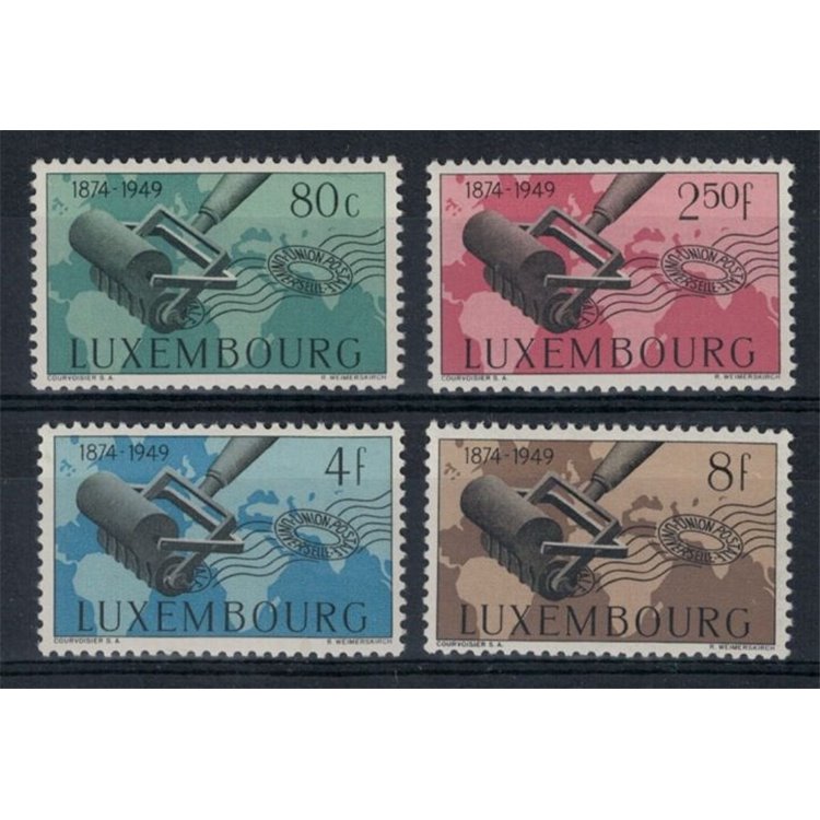 LUXEMBOURG 1949 UPU anniversary 4v MNH**