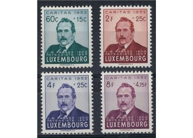 LUSSEMBURGO 1952 Caritas, pro infanzia 4v MNH**
