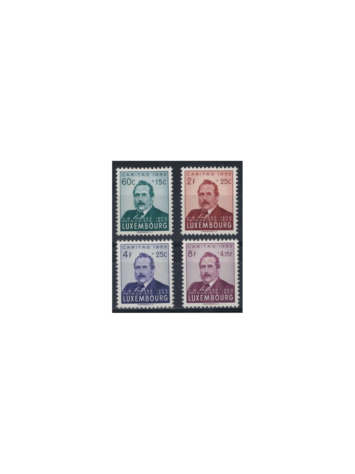 LUXEMBOURG 1952 Caritas, for children 4v MNH**