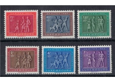 LUXEMBOURG 1953 Caritas, for children 6v MNH**