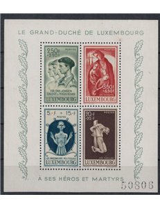 LUXEMBOURG 1946 Caritas, pro vittime della guerra 1 s/s MNH**
