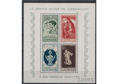 LUXEMBOURG 1946 Caritas, pro vittime della guerra 1 s/s MNH**